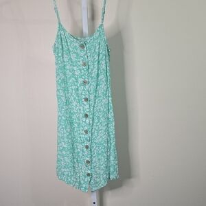 Billabong Green Floral Dress Ladies Sz‎ S